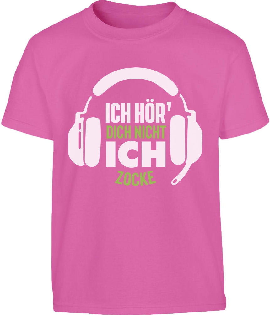Ich Höre dich nicht ich zocke Männershirt Kinder und Teenager T-Shirt
