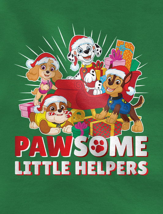 Paw Patrol Christmas Pawsome Little Helpers Santa Kinder Jungen T-Shirt
