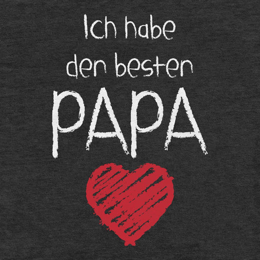 Ich habe den besten Papa mit Herz Baby Strampler Strampelanzug