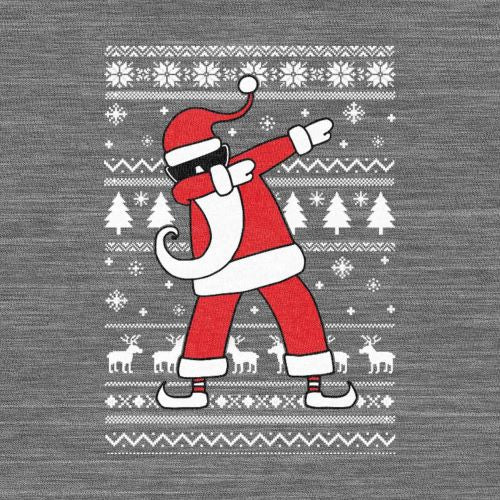Weihnachten Christmas Weihnachtsmann Dab Langarm T-Shirt