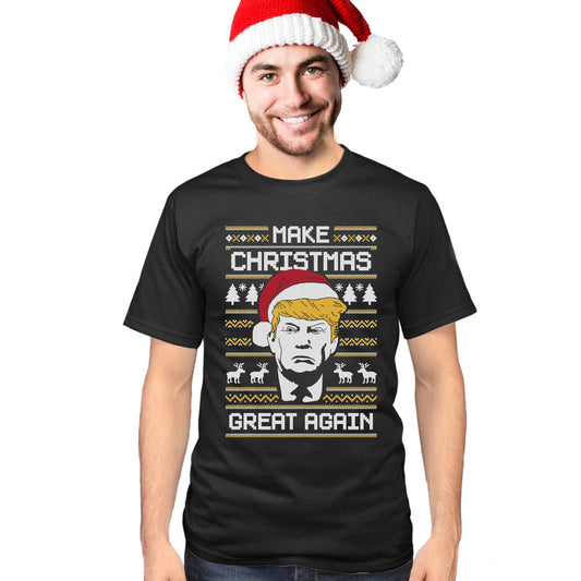Trump Make Christmas Great Again Ugly Christmas Sweater Herren T-Shirt