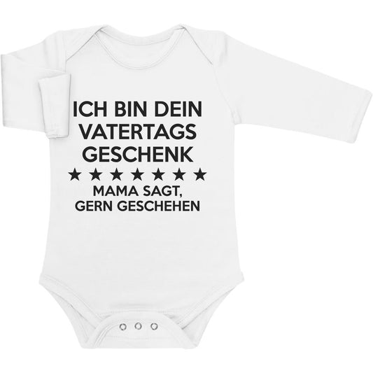 Ich Bin Dein Vatertagsgeschenk Mama Sagt Gerngeschehen Baby Langarm Body