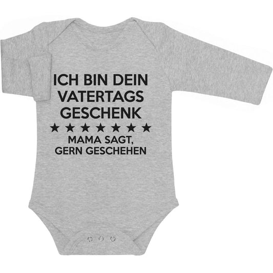 Ich Bin Dein Vatertagsgeschenk Mama Sagt Gerngeschehen Baby Langarm Body