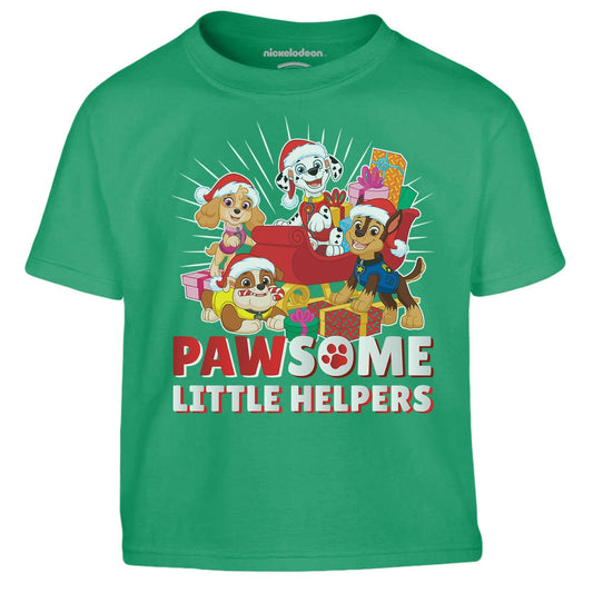 Paw Patrol Christmas Pawsome Little Helpers Santa Kinder Jungen T-Shirt