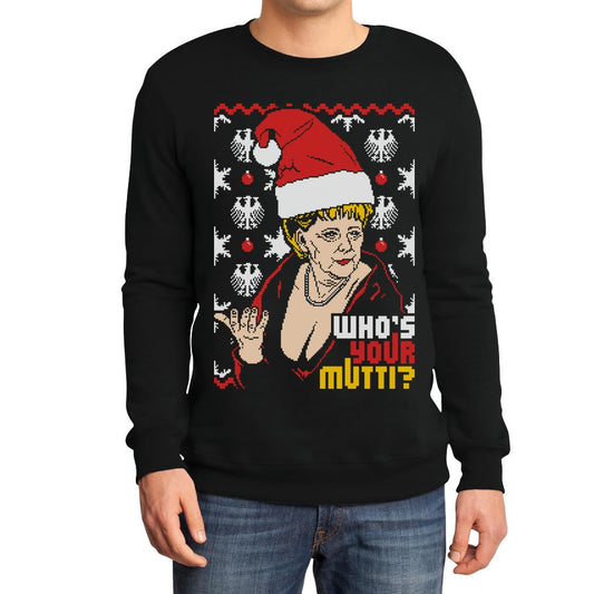 Geiler Hässlicher Weihnachtspullover mit Angie - Who's Your Mutti? Sweatshirt
