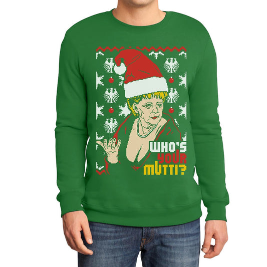 Geiler Hässlicher Weihnachtspullover mit Angie - Who's Your Mutti? Sweatshirt