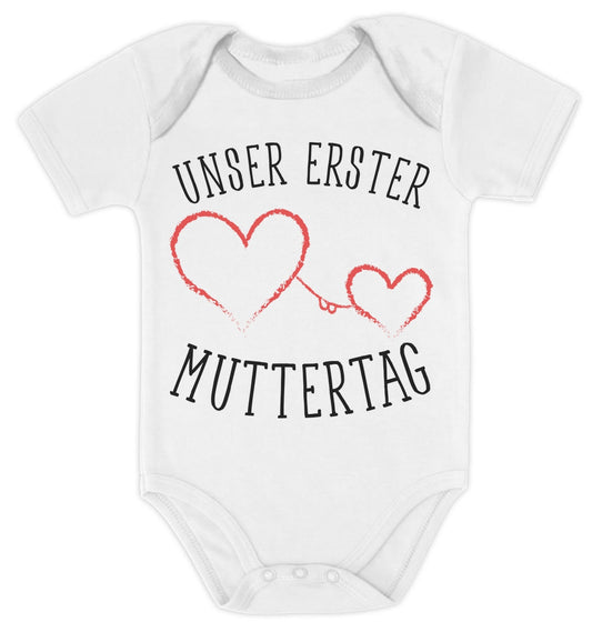 Unser erster Muttertag - Partnergeschenk Baby Baby Body Kurzarm-Body