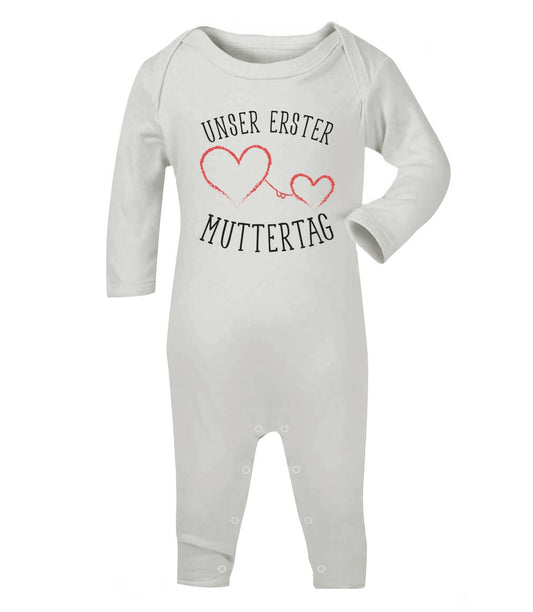 Unser erster Muttertag - Partnergeschenk Baby Baby Strampler Strampelanzug
