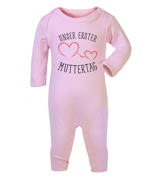 Unser erster Muttertag - Partnergeschenk Baby Baby Strampler Strampelanzug