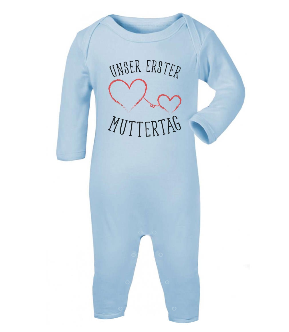 Unser erster Muttertag - Partnergeschenk Baby Baby Strampler Strampelanzug