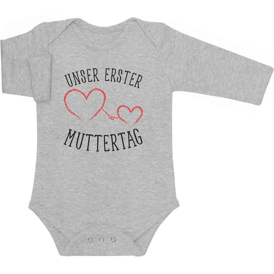 Unser erster Muttertag - Partnergeschenk Baby Baby Langarm Body
