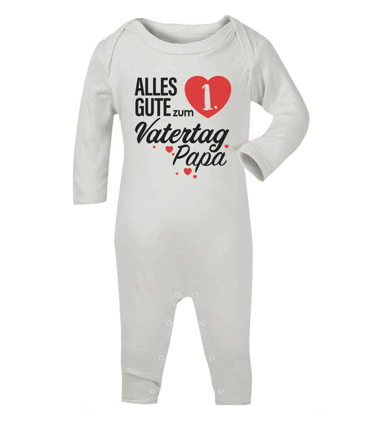 Vatertagsgeschenk Alles Gute zum 1. Vatertag Papa Baby Strampler Strampelanzug