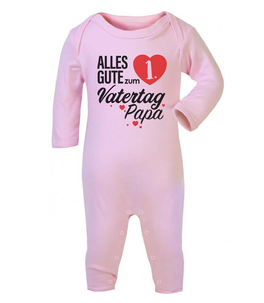 Vatertagsgeschenk Alles Gute zum 1. Vatertag Papa Baby Strampler Strampelanzug