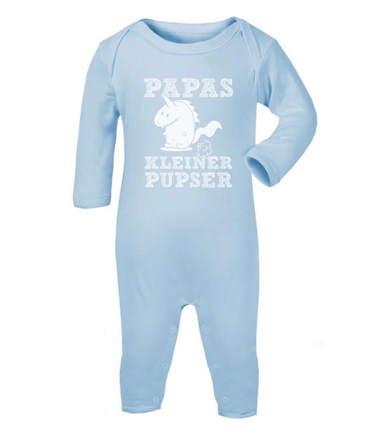 Design für Babys - Papas kleiner Pupser Dino Baby Strampler Strampelanzug