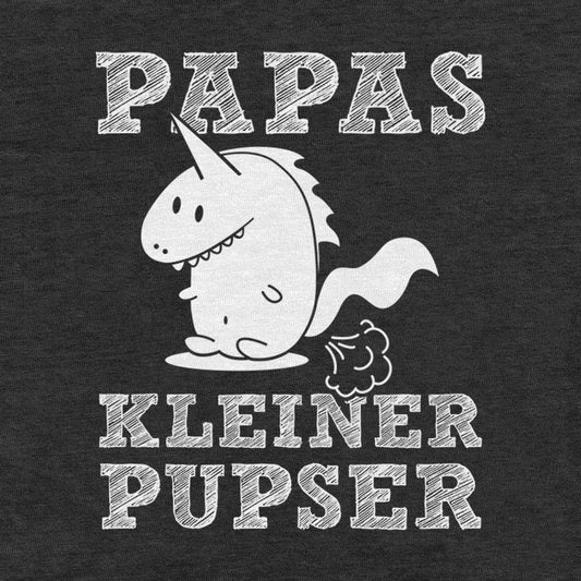 Witziges Design für Babys - Papas kleiner Pupser Dino Baby Langarm Body
